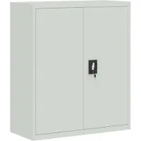 vidaXL Archiefkast 90x40x105 cm staal lichtgrijs