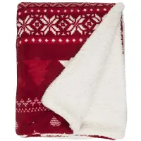 Unique living | plaid wonderful 130x160cm red