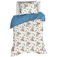 De Witte Lietaer Dekbedovertrek Sybil Maroccan Blue Percal-140 x 200 / 220 cm | 1-Persoons