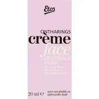 Luna Etos Ontharingscrème Face - Gevoelige huid - Aloë Vera, Vitamine E & Amandelolie