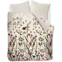 Ambiante Dekbedovertrek Dry Flowers Multi Satijn-200 x 200 / 220 cm | 2-Persoons