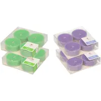 Trend Candles 16x Maxi geurtheelichtjes lavendel en appel 8 branduren - geurkaarsen