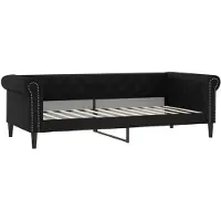 vidaXL Slaapbank 90x200 cm kunstleer zwart