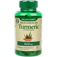 Holland & Barrett 1+1 gratis | Kurkuma met zwarte peper 600mg - 90 capsules