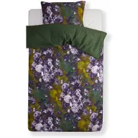 Essenza Dekbedovertrek Leila Forest Green Satijn-200 x 200 / 220 cm | 2-Persoons