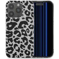 IMoshion Design hoesje voor de Apple iPhone 15 Pro - Leopard Transparent
