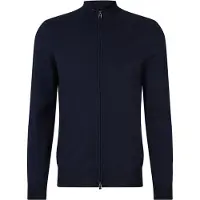 HUGO BOSS Gebreid vest 'Balonso' nachtblauw