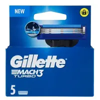 Gillette Scheermesjes Mach3 Turbo 5 Stuks