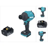 Makita DAS 180 T1 accu-blazer 18 V borstelloos + 1x accu 5,0 Ah - zonder oplader