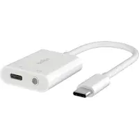 Belkin Adaptateur USB-C RockStar Blanc + audio 3,5mm + recharge
