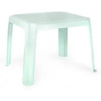 Forte Plastics Kunststof kindertafel - mintgroen - 55 x 66 x 43 cm - camping/tuin/kinderkamer - Bijzettafels