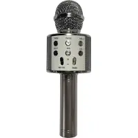 Benson Draadloze karaoke microfoon - 4 uur gebruik - stemvervormers - zilver - 3W output