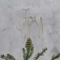 Ginger Ray Kerstboom Topper - Joy
