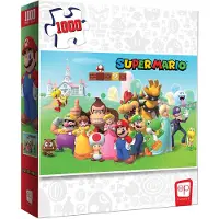 USAopoly Super Mario: Mushroom Kingdom Puzzel - Puzzel 1000 Stukjes - Mario Bros
