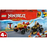 LEGO Battle By Car And Motorcycle Of Kai And Ras Construction Game Goud Kinderen