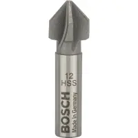Bosch - Conische verzinkboor HSS met 5 boorplaatjes, DIN 335 12,0 mm, M6, 40 mm, 8 mm