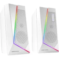 Mars Gaming MS7W, bekabeld en draadloos, 20W, 40 - 20000 Hz, wit