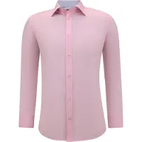 Gentile Bellini Overhemden lange mouw effen slim fit