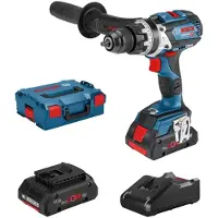 Bosch Professional Gsb18v-110c+2x4.0ah Proc+gal18v-40+l-boxx Elektrische Schroevendraaier