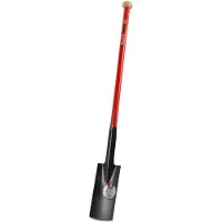 Ideal krachtspade Slim maat 2, blad 280x130/125 mm, stalen buisgreep 920 mm, hardhouten knop, poedercoating