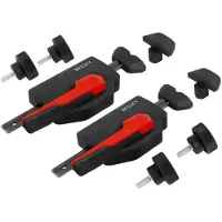 Bessey WNS-SET-MFT Horizontale neerwaartse klem voor multifunctionele tafels Klemkracht met gatdiameter 20 mm en plaatdikte van min. 19 mm tot 750 N