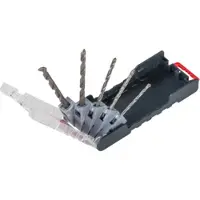 Kwb 109140 Gereedschapsstaal Steen-spiraalboorset 5-delig 4 mm, 5 mm, 6 mm, 8 mm, 10 mm Cilinderschacht 1 set(s)