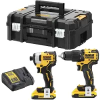 DeWalt Draadloze klopboor - - DCK2062D2T-QW - 18V - 2Ah - Li-ion
