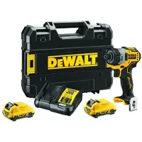 DeWalt DCF601D2-QW 12V Li-ion XR Accu Slagschroefmachine Set (2x 2.0Ah) In Koffer - 1/4"