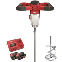 Flex 18V batterij roerder mxe 18.0-ec/5.0 set + WR2 120 | 2xakku 5 ah
