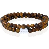 Memphis DUO Kralenarmbanden set "Tiger King"-19cm
