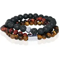 Memphis TRIO Kralenarmbanden set "Sunrise"-21cm