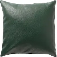Dutch decor - JARED - Kussenhoes 45x45 cm - leerlook – effen kleur - Garden Topiary - groen