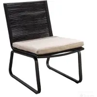 Yoi Loungestoel Kome Black Black Flax