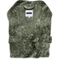 ISleep Leopardo Badjas Lang - Maat L - Olive Green