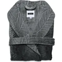 ISleep Leaf Badjas Lang - Maat S - Dark Grey