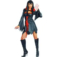 Vegaoo Sexy vampierenkostuum voor vrouwen - Verkleedkleding - Small