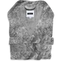 ISleep Leopardo Badjas Lang - Maat L - Pearl Grey