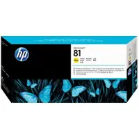 HP C4953A printkop geel met printkopreiniger nr. 81 (origineel)