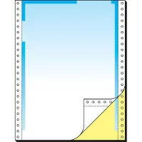 Sigel kettingpapier briefpapier, kleurverloop blauw, 240 mm x 12' (30,48 cm), 2-voud