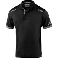 Sparco Tech Toledo Poloshirt - Zwart — Grijs — XXL
