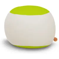 Terapy Ollie Zitzak - Lichtgrijs / Groen - 100cm x 100cm x 80cm - Zacht Rekbaar Katoen