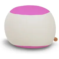 Terapy Stanley Zitzak - Lichtgrijs / Roze - 70cm x 70cm x 60cm - Zacht Rekbaar Katoen