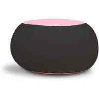 Terapy Ollie Zitzak - Zwart / Roze - 100cm x 100cm x 80cm - Zacht Rekbaar Katoen