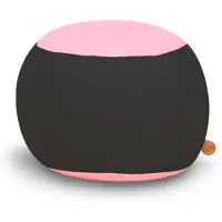 Terapy Stanley Zitzak - Zwart / Roze - 70cm x 70cm x 60cm - Zacht Rekbaar Katoen