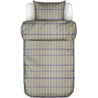 Marc O'Polo Dekbedovertrek Thori Forest Green Flanel-240 x 200 / 220 cm | Lits-Jumeaux