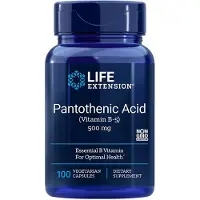 Life Extension - Vitamine B5 (pantotheenzuur), 500 mg - 100 capsules