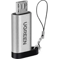 UGREEN - USB-C naar micro USB Adapter - Grijs - Compact - 480 Mbps - QC 2.0