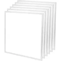 Velvalux LED Paneel 60x60 6 Pack - Velvalux Lumis - LED Paneel Systeemplafond - Helder/Koud Wit 6000K - 36W - Inbouw - Vierkant -