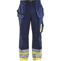 Blakläder Werkbroek High-Vis 15291370 | Zwart/High-Vis Geel | Maat 50 - 7330509372326