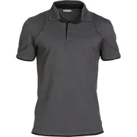 Dassy Orbital Polo Antracietgrijs/Azuurblauw maat 2XL heren